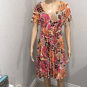 Anthropologie Uncle Frank boho multicolored dress
